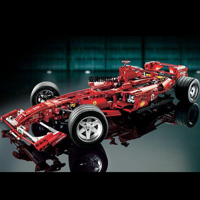 【熱賣下殺價】益智樂高 F1 Racer 1:8法拉利F1絕版方程式超級賽車跑車拼裝積木