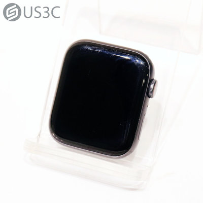 【US3C-青海店】【一元起標】台灣公司貨 Apple Watch Series 6 44MM GPS+LTE A2376 太空灰 鋁金屬錶殼 二手智慧手錶