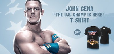 ☆阿Su倉庫☆WWE John Cena The US Champ is Here T-Shirt 美國冠軍在此最新款