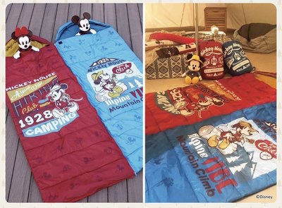 7-11 迪士尼 夢幻露營睡袋 #藍色