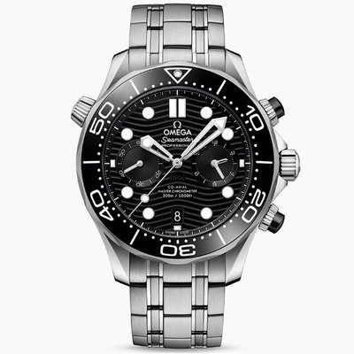 OMEGA 210.32.44.51.01.001歐米茄 手錶 44mm 海馬300 黑面盤 鋼錶帶