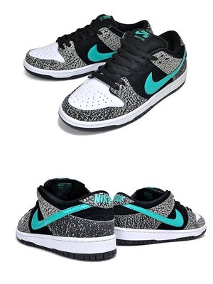 致敬經典。NIKE SB DUNK LOW PRO ATMOS ELEPHANT 爆裂紋灰白黑BQ6817