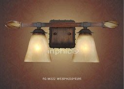 INPHIC-歐式壁燈 美式客廳陽臺壁燈 高級鐵藝雙頭壁燈 走道壁燈