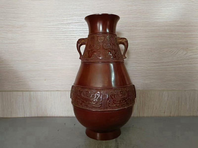 日本銅花瓶889
