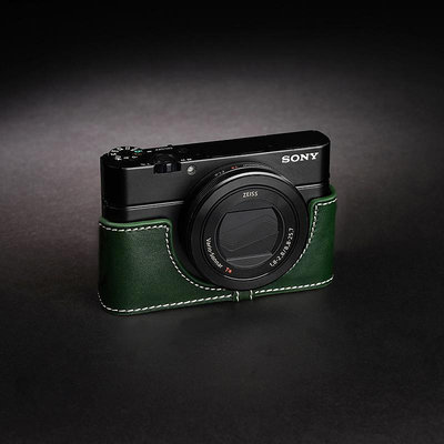 TP 真皮適用于黑卡索尼RX100 M6 M7相機包RX100VII保護套手柄