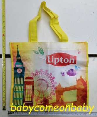品牌紀念 環保購物袋 手提 禮物袋 Lipton 立頓
