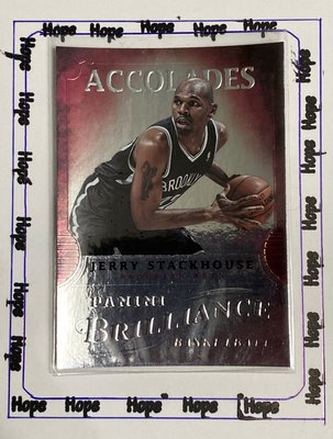 Jerry Stackhouse 2012-13 Brilliance #19 Accolades