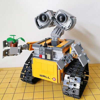 新品 兼容樂高瓦力機器人WALL積木經典電影E星球大戰益智拼裝模型6-歲鵬