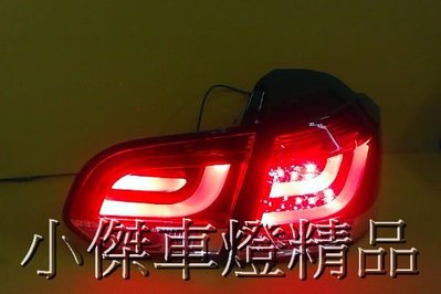 ☆小傑車燈家族☆全新超炫 VW福斯golf6代 golf 6 golf 09年類R20光柱紅白晶鑽+LED方向燈尾燈組.