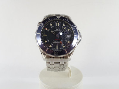 [卡貝拉精品交流] OMEGA 歐米茄 海馬 Seamaster 潛水機械錶 男錶 GMT 藍面 300米 41mm