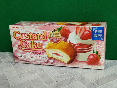 日本 羅德奢 樂天 LOTTE 草莓夾心蛋糕162g 6入(盒裝)