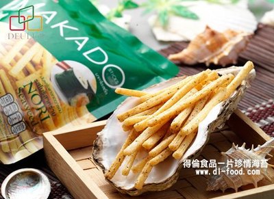 【得倫食品】 Makado薯條(海苔) 1包25元