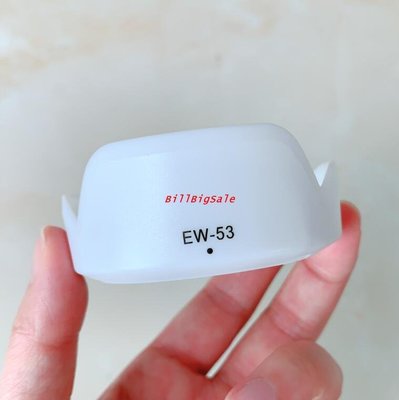 49mm- 白色遮光罩←規格鏡頭蓋 遮光罩 UV鏡 適用Canon 佳能EOS M6 M50 M100 M200微單眼相