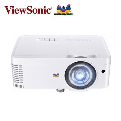 ViewSonic PS600W 3500流明 WXGA 短焦教育投影機 1280x800/10W喇叭/高對比