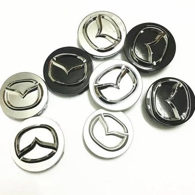 Mazda改裝 輪轂蓋 馬自達輪框蓋 車輪標 輪胎蓋 輪圈蓋 輪蓋馬3 馬6 CX3 56MM 中心蓋 ABS塑料-概念汽車