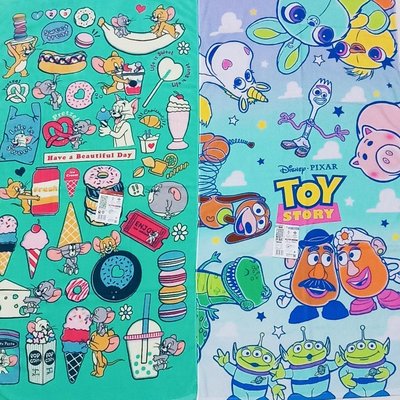現貨 正品 日本 浴巾 湯姆貓與傑利鼠 玩具總動員 迪士尼 三眼怪 蛋頭先生 日本代購 日本空運