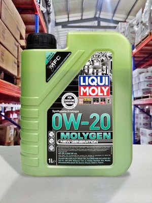 『油工廠』LIQUI MOLY MOLYGEN 0W20 液態鉬 合成 機油 日系 SP #21356 1L