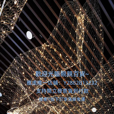 量大可談可開發票LED創意滿天星鐵絲漁網燈婚慶酒吧商場布置裝飾星空吊頂米粒串燈