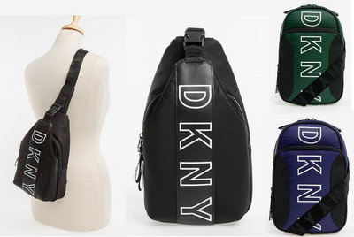 〔英倫空運小鋪〕*超值折扣特區 英國代購 55折 DKNY logo 單背帶 後背包 (有檔期)