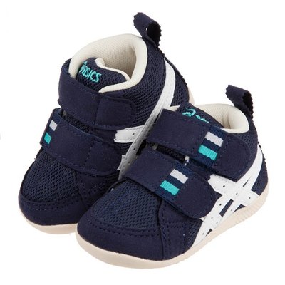 童鞋(11.5~13.5公分)asics亞瑟士FABRE系列深藍寶寶機能學步鞋J0T110B