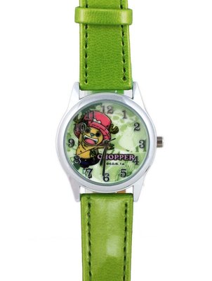 【卡漫迷】 喬巴 皮革 手錶 ㊣版 海賊王 One Piece 航海王 女錶 男錶 兒童錶 卡通錶 Chopper