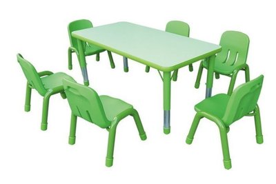 MCF傢俱工廠(含稅價)(台灣製造)優美亞方型桌/資優方型桌/兒童桌椅90*60cm(四人桌)(可調高度)