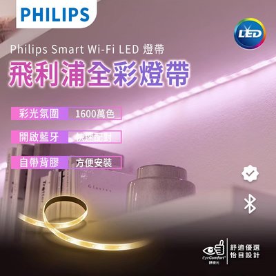 Philips 飛利浦 Wi-Fi WiZ 防水燈條 智慧照明 2M全彩燈帶(PW01N)  霓虹燈條 幻彩燈條 軟條燈