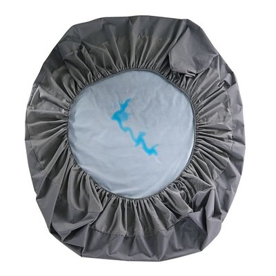 純色圓床笠防水全包隔尿透氣席夢思保護罩2米圓形沙發床罩套~特價