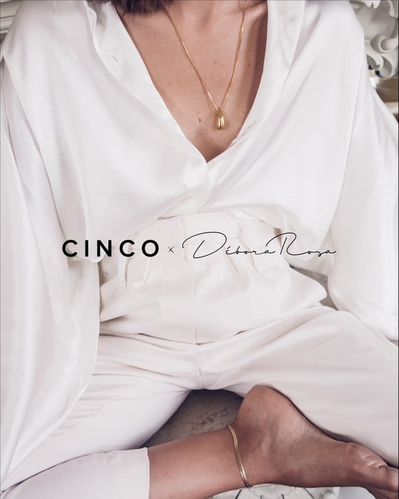 CINCO 葡萄牙精品 Constantin necklace 24K金光芒水滴項鍊 Debora Rosa聯名