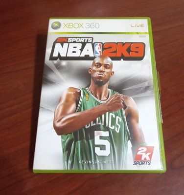2件免運 XBOX360 NBA 2K9 英文版 美國職籃大賽