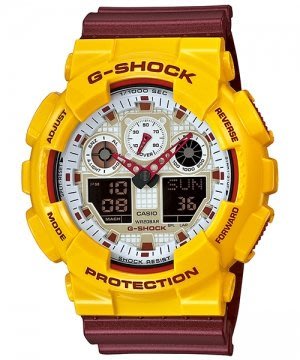 CASIO卡西歐 G-SHOCK 經典雙顯 GA-100CS-9ADR