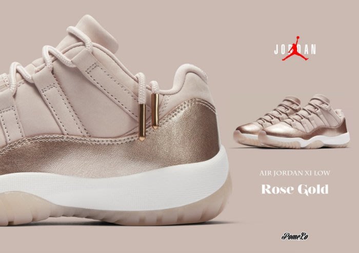 rose gold 11s low