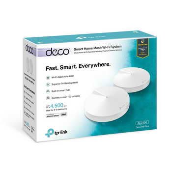 2入含發票~TP-Link Deco M9 Plus AC2200 智慧家庭網狀Wi-Fi系統 無線分享器 二入