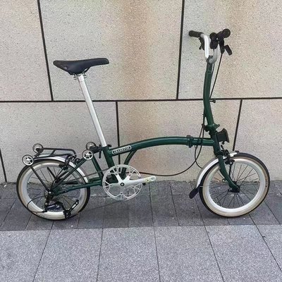 KaFeiDi三折疊自行車 litepro 超輕便攜復古小布9變速自行車-雙喜生活館