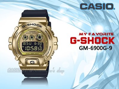 CASIO 時計屋 手錶專賣店 GM-6900G-9 G-SHOCK 電子錶 防水200米 耐衝擊構造 GM-6900G