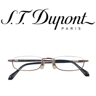 【皮老闆】 二手真品 S.T. Dupont  都彭  鈦金屬 太陽眼鏡  眼鏡 鏡框  64