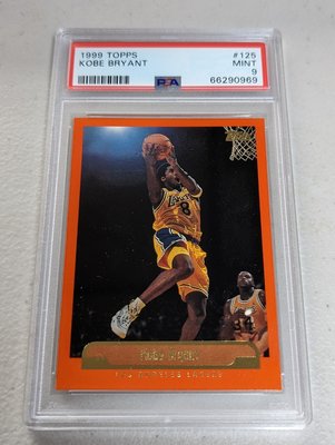 1999 Topps #125 Kobe Bryant PSA9