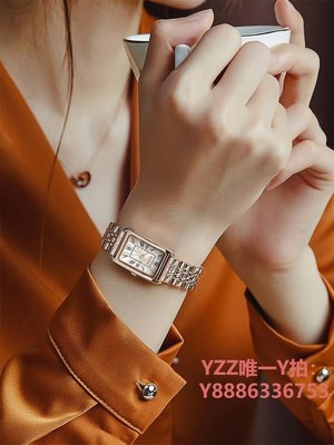 手錶聚利時女士手表韓版ins簡約氣質復古小方表輕奢夏季鋼帶女表1252-雙喜生活館
