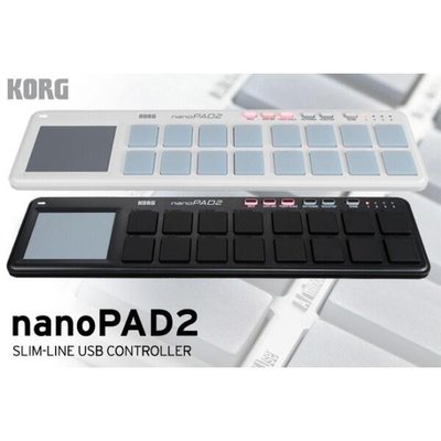 Korg NanoPAD 2 Midi 控制器 |鴻韻樂器| midi鍵盤 主控鍵盤