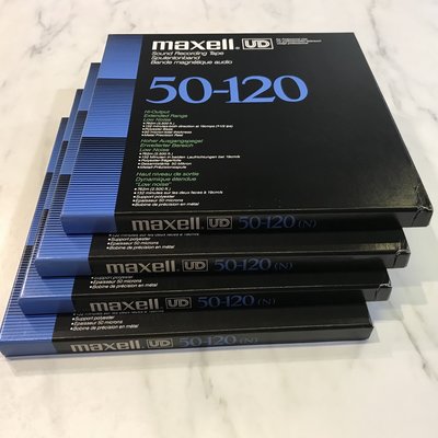 Maxell UD 50-120盤帶式錄音帶 1卷1500元 共有4卷