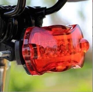 【雅虎A店】( 5LED 紅光 蝴蝶尾燈 ) 警示燈 自行車尾燈 單車尾燈 公路自行車尾燈
