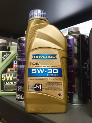 建議售價【油品味】公司貨 Ravenol 漢諾威 FOS 5W30 合成機油 日耳曼
