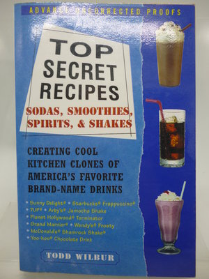 Top Secret Recipes－Sodas, Smoothies, Spirits,& Shakes〖餐飲〗DBZ