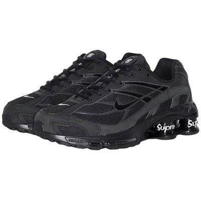 Supreme x Nike shox ride 2 聯名 彈簧鞋 黑色