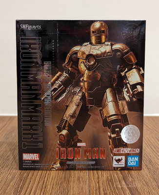 日本 萬代 Bandai 魂商店限定 SHF 漫威 Marvel 鋼鐵人 Iron Man MARK1組裝模型 MK1
