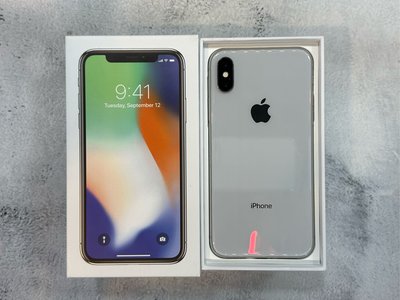 🌚嚴選二手機 iPhone x 64G 銀色 台灣公司貨 91%