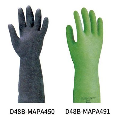 『德記儀器』《MAPA》橡膠耐酸鹼溶劑手套 Solvent Resistant Glove