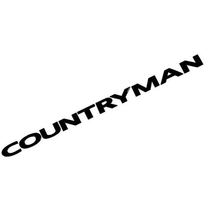 1pc 車身標誌貼紙 MINI Countryman Clubman 汽車後備箱裝飾徽章貼花