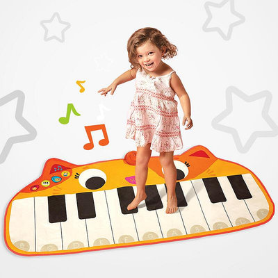 比樂b.toys琴跳舞毯兒童爬爬墊運動熱舞音樂遊戲毯兒童益智玩具B19