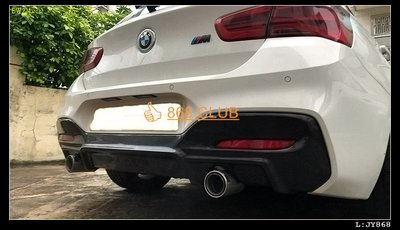 [ 868汽車百貨 ] 全新 BMW F20 LCI 後期 M-Tech 卡夢雙邊單出後下巴，另有四出下巴